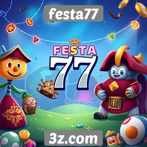 Festa77 oferece ampla variedade de jogos online